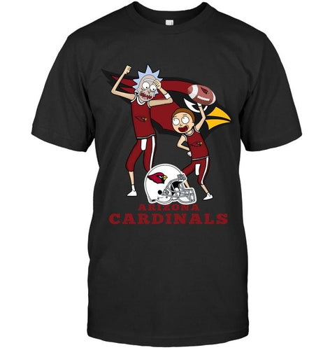 Arizona Cardinals Rick and morty fan shirt