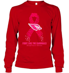 Arizona Cardinals fight like the Cardinals br east cancer warrior shirt