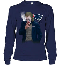 Load image into Gallery viewer, New England Patriots joker joaquin phoenix smoking t shirt
