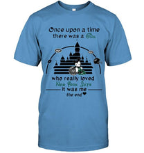 Load image into Gallery viewer, Once upon a time there was girl really loved New York Jets it was me mickey disney castle shirt