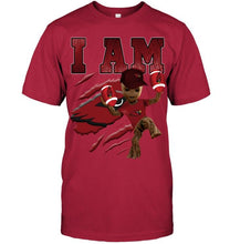 Load image into Gallery viewer, I am groot loves Arizona Cardinals fan t shirt