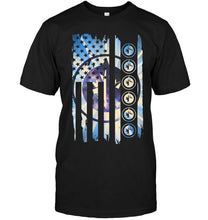 Load image into Gallery viewer, Winnipeg Jets 4th july independence day american flag shirt