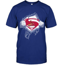 Load image into Gallery viewer, St Louis Cardinals Superman Ripped shirt