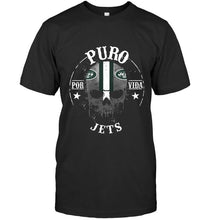 Load image into Gallery viewer, Puro New York Jets por vida fan shirt