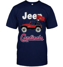 Load image into Gallery viewer, Jeep St Louis Cardinals fan shirt