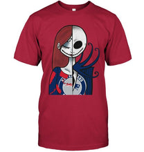 Load image into Gallery viewer, New England Patriots Jack Skellington Sally halloween fan simpson shirt