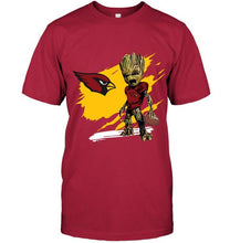 Load image into Gallery viewer, Arizona Cardinals angry baby groot ripped shirt