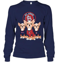 Load image into Gallery viewer, St Louis Cardinals Chihuahuas fan shirt