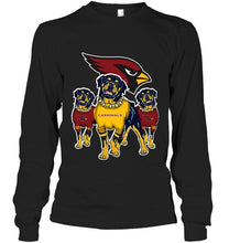 Load image into Gallery viewer, Arizona Cardinals Rottweilers fan hoodie