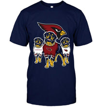 Load image into Gallery viewer, Arizona Cardinals Rottweilers fan shirt