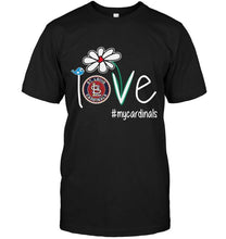 Load image into Gallery viewer, Love my Cardinals St Louis Cardinals daisy fan shirt