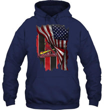 Load image into Gallery viewer, St Louis Cardinals american flag fan shirt
