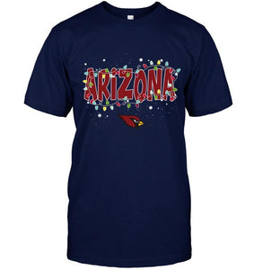 Arizona Cardinals christmas fairy lights t shirt