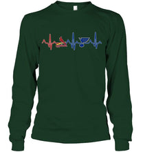 Load image into Gallery viewer, St Louis Cardinals St Louis Blues heartbeat shirt