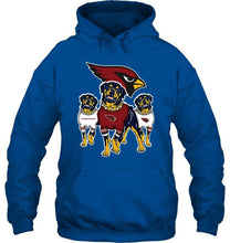 Load image into Gallery viewer, Arizona Cardinals Rottweilers fan shirt