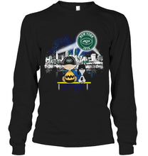Load image into Gallery viewer, snoopy watch New York Jets city star light shirt