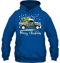 Load image into Gallery viewer, New York Jets merry christmas christmas tree truck t shirt