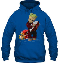 Load image into Gallery viewer, Groot loves Arizona Cardinals fan hoodie