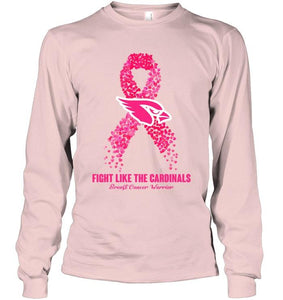 Arizona Cardinals fight like the Cardinals br east cancer warrior shirt