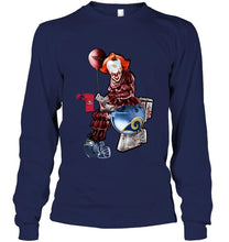 Load image into Gallery viewer, IT Arizona Cardinals in toilet halloween hoodie