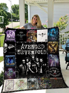 avenged sevenfold fan quilt blanket