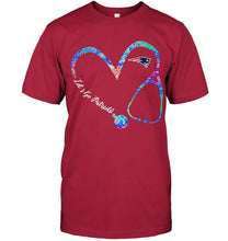 Load image into Gallery viewer, Let's go New England Patriots dyed nurse scope love shirt