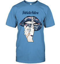 Load image into Gallery viewer, New England Patriots haters shut the f ck up shhh lips shirt