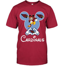 Load image into Gallery viewer, Arizona Cardinals Mickey shirt