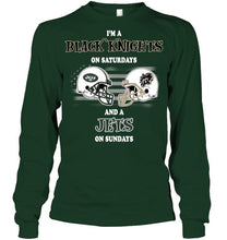Load image into Gallery viewer, I'm Army Black Knights on Saturdays and New York Jets on Sundays shirt