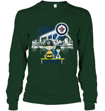 Load image into Gallery viewer, snoopy watch Winnipeg Jets city star light shirt