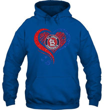 Load image into Gallery viewer, St Louis Cardinals heart glittering shirt