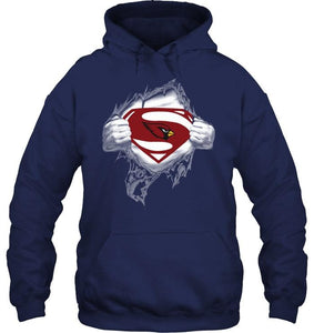 Arizona Cardinals Superman Ripped shirt