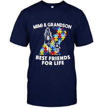 Load image into Gallery viewer, Autism mimi &amp; grandson best friends for life shirt