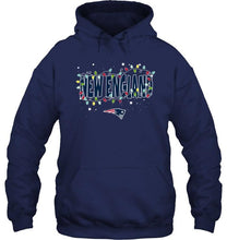 Load image into Gallery viewer, New England Patriots christmas fairy lights t shirt