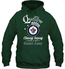 Load image into Gallery viewer, Winnipeg Jets Queen classy sasy and a bit smart asy shirt
