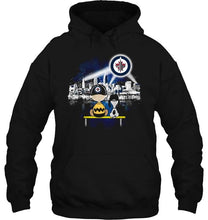 Load image into Gallery viewer, snoopy watch Winnipeg Jets city star light shirt
