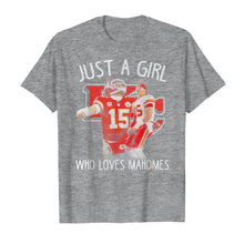 Load image into Gallery viewer, Kansas City Chiefs Just a girl who loves Mahomes shirt by Moteefes store Classic Men's T-Shirt