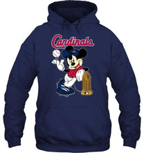 Load image into Gallery viewer, St Louis Cardinals mickey mlb champions shirt
