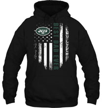 Load image into Gallery viewer, Best New York Jets dad ever american flag shirt