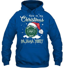 Load image into Gallery viewer, This is my christmas New York Jets pajama shirt t shirt