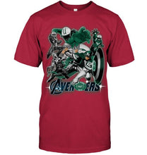Load image into Gallery viewer, New York Jets The avengers assemble fighting simpson shirt