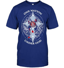 Load image into Gallery viewer, One nation under god St. Louis Cardinals jesus cross
