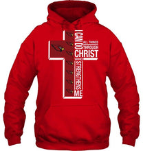 Load image into Gallery viewer, Can do all things through christ strengthens me Arizona Cardinals shirt