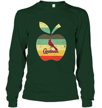 Load image into Gallery viewer, St Louis Cardinals teacher apple retro shirt