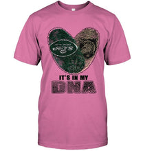 Load image into Gallery viewer, New York Jets and Army Black Knights it's my dna love fingerprints shirt