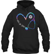 Load image into Gallery viewer, Let's go Winnipeg Jets dyed nurse scope love shirt
