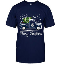 Load image into Gallery viewer, Winnipeg Jets merry christmas christmas tree truck t shirt