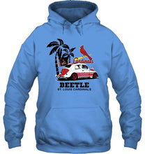 Load image into Gallery viewer, Beetle St Louis Cardinals on beach shirt