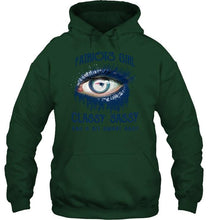 Load image into Gallery viewer, New England Patriots girl classy sasy and a bit smart asy glitter pattern eye t shirt