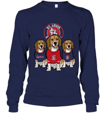 Load image into Gallery viewer, St Louis Cardinals Beagles fan shirt